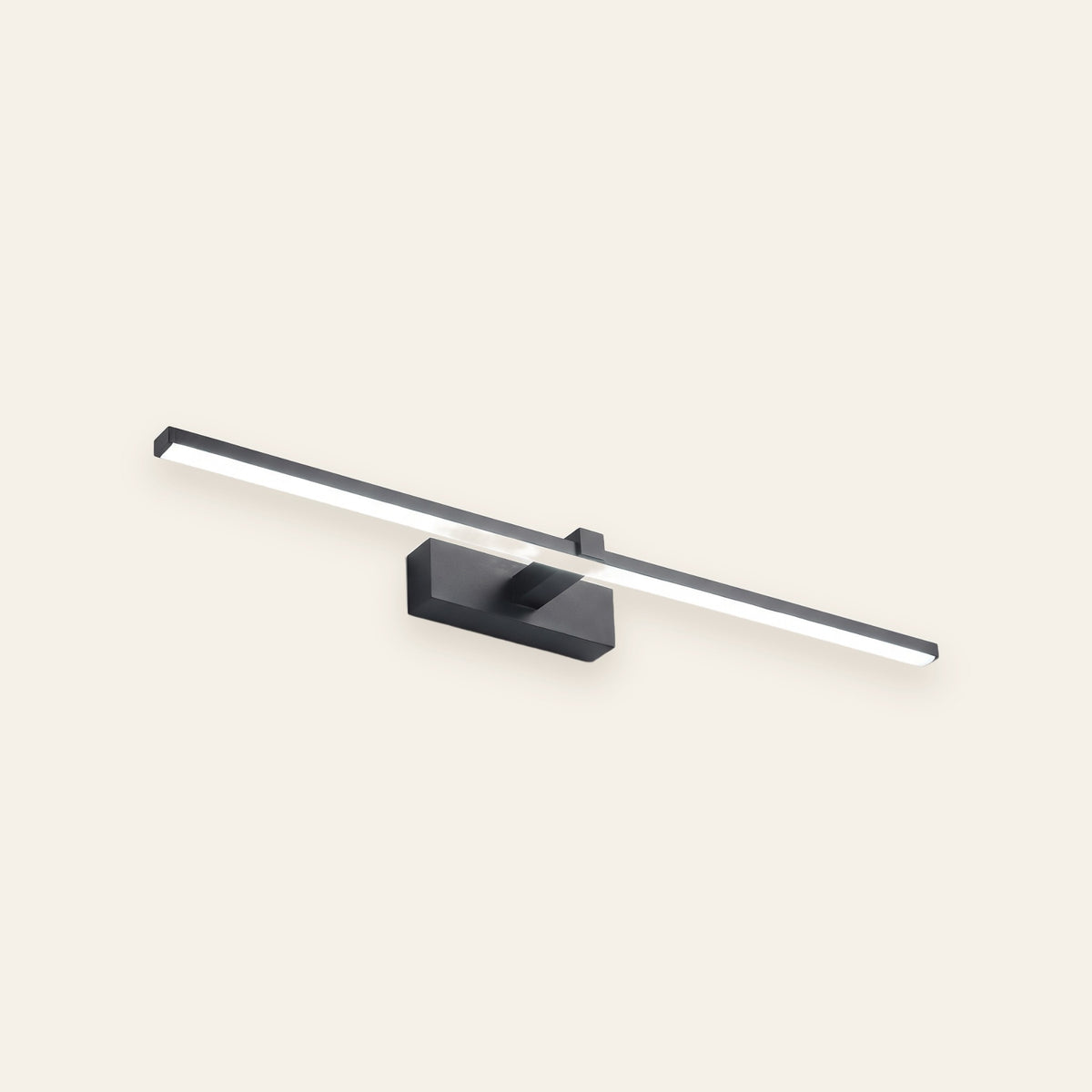 Ellery 60 cm matte black LED vanity light