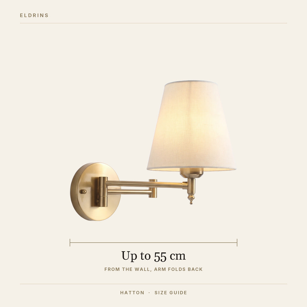 Hatton size guide, arm reach up to 55 cm