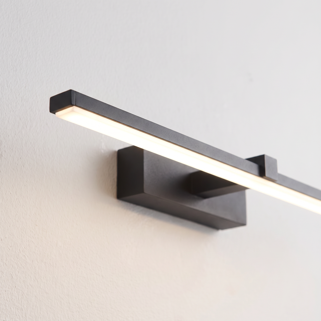 Ellery matte black bar and bracket close up