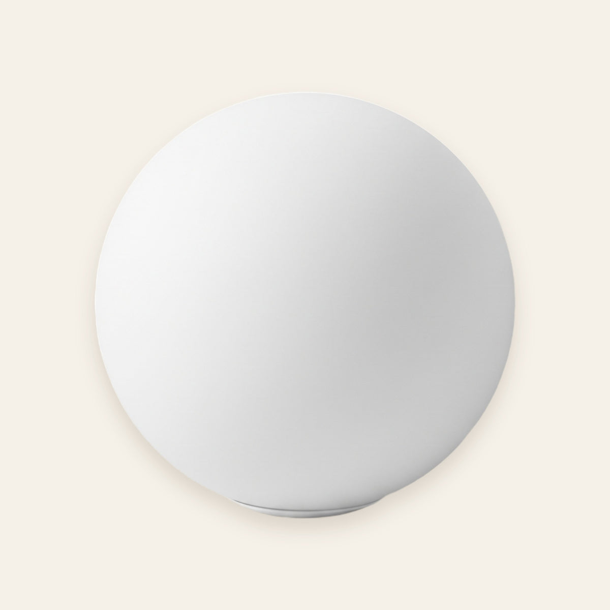 Selwyn opal glass globe wall light, 20 cm
